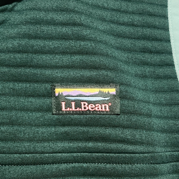 L.L. BEAN Women's Air Light Green Full Zip Vest Size Medium Reg Outdoor Hiking - Picture 5 of 12